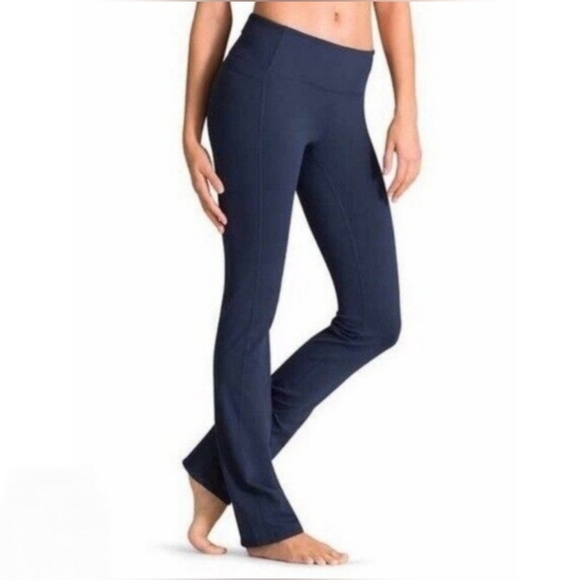 Athleta Pants - Athleta Women's Yoga Active Gym Running Metro Skinny Pants Navy Size XSP